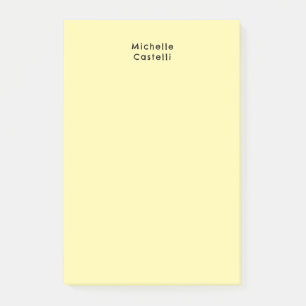 Cream Color Beruflich Einzigartig klassisch Ihr Na Post-it Klebezettel