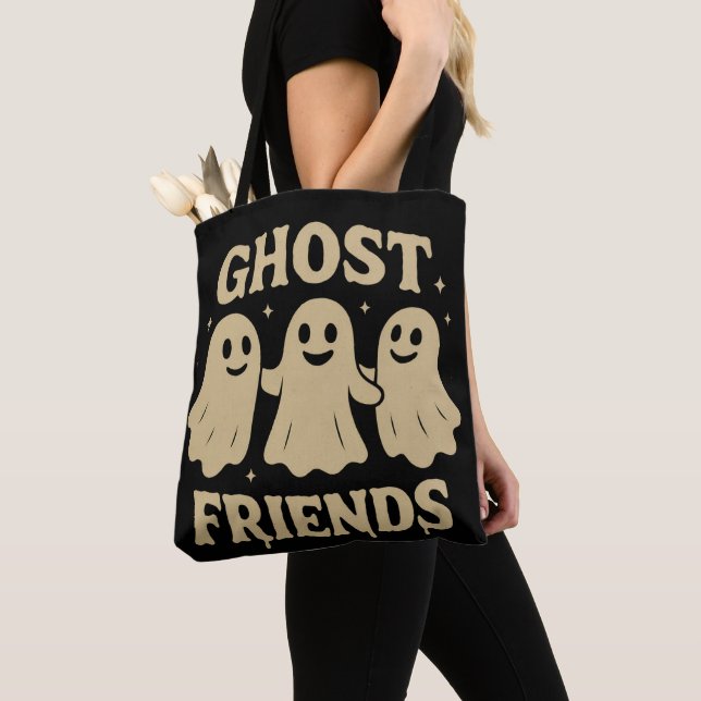 Cream Colored Ghost Friends Tasche (Von Nahem)