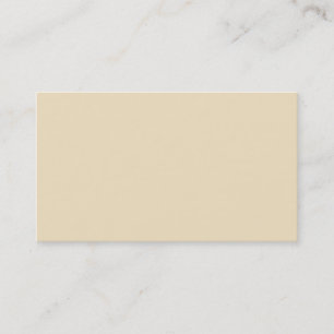 Cream Ecru Business Card Visitenkarte