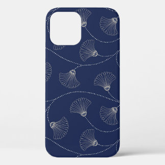 Cream Floral Art Nouveau Indigo Case-Mate iPhone Hülle