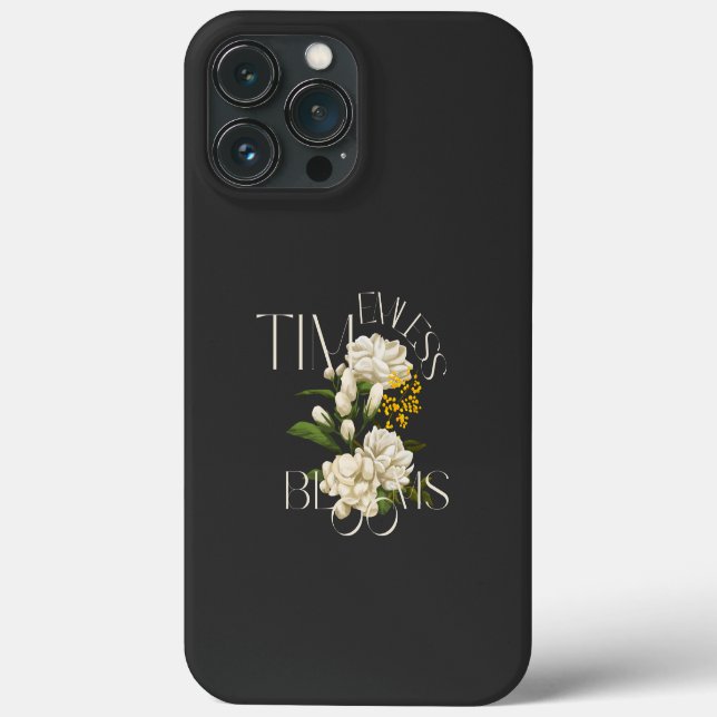 Cream Floral Timeless Blooms iPhone 13 Pro Hüllen (Rückseite)