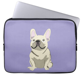 Cream French Bulldog,  Laptopschutzhülle