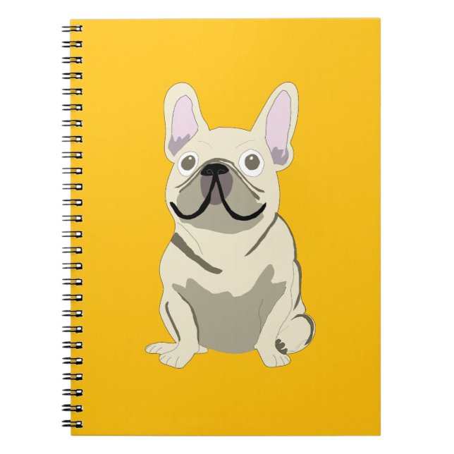 Cream French Bulldog, Notizblock (Vorderseite)