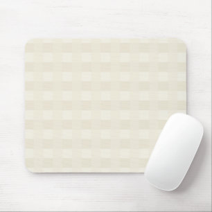 Cream Gingham Kariert Pattern Mouse Pad Mousepad
