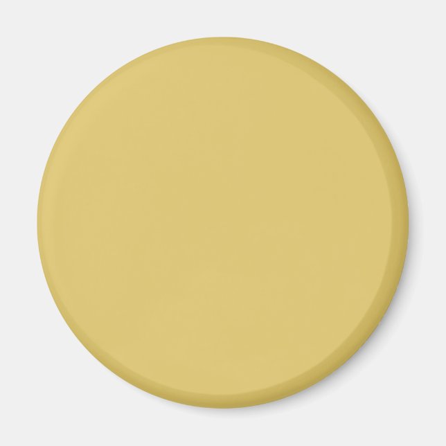 Cream Gold Solid Color Magnet (Vorne)