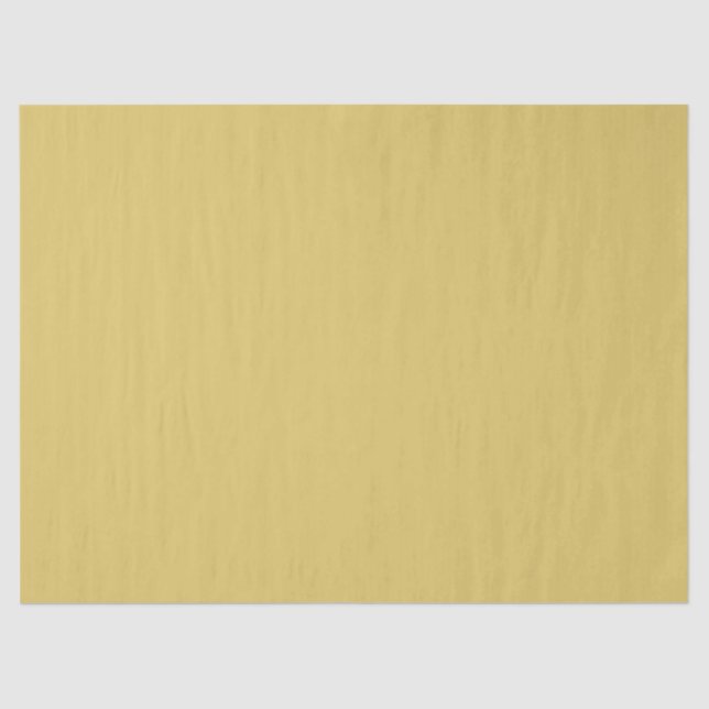 Cream Gold Solid Color Seidenpapier (Vorderseite)