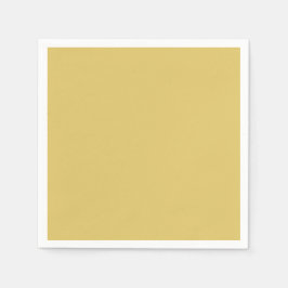 Cream Gold Solid Color Serviette