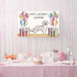 Cream Golden Retriever Niedlich Hund farbenfroh Ge Banner