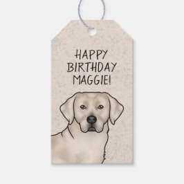 Cream Labrador Retriever Labrador Hund Happy Birth Geschenkanhänger