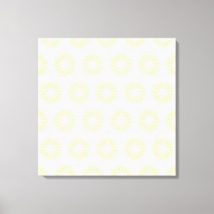 Cream Modern Sunbursts Leinwanddruck