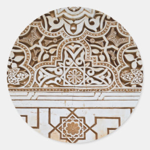 Cream Moorish Gemustert Stickers