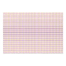 Cream Purple Plaid Classic Pattern Retro