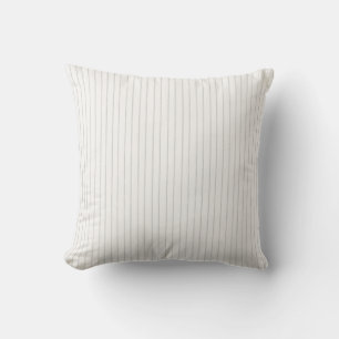 Cream Sage Grau Streifen Minimalistisches Muster Kissen
