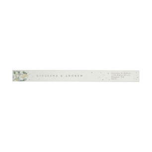 Cream Snowberry+Eucalyptus Wedding Skinny