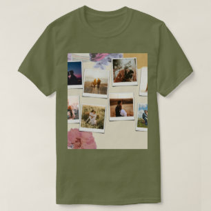 Cream Street Print halbarmige Rayon-Shirt ; T-Shirt