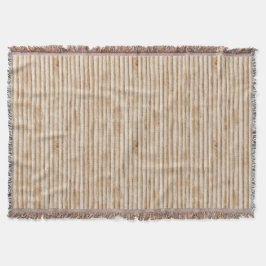 Cream Tree Bark Wood Christmas Decke