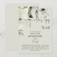 Cream Tying the Knot Hydrangeas Brautparty