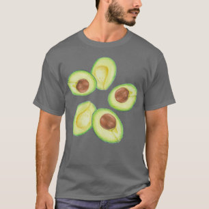Creamy avocados avocado motif avocado Aufkleber T-Shirt