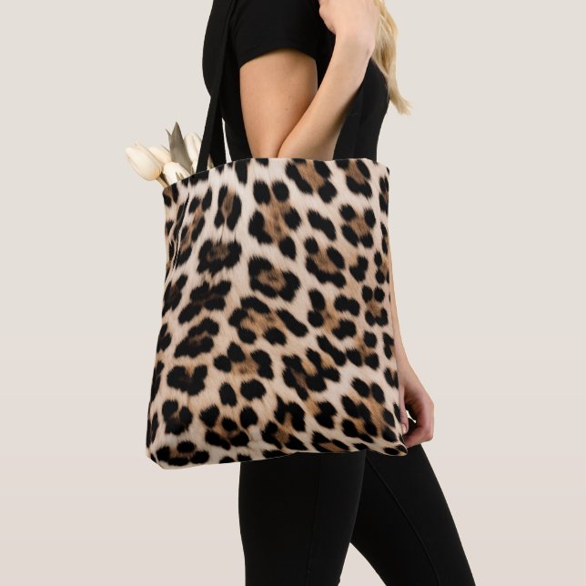 Creamy Brown Black Leopard Tasche (Von Nahem)