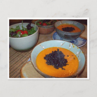 Creamy Carrot Soup Postkarte