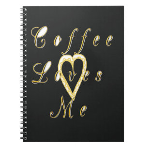 Creamy Coffee Lovers Design Notizblock