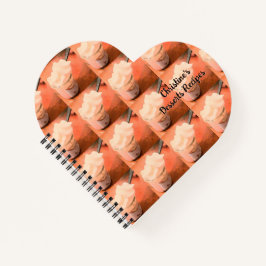 Creamy Dessert individualisierbares Notebook Notizbuch