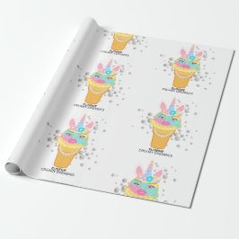 Creamy Dreamies Birthday Wrapping Paper Geschenkpapier