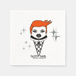 Creamy Dreamies Goth Gail drink napkins  Serviette