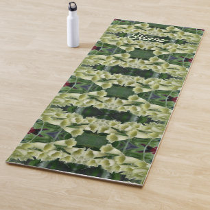 Creamy Foxglove Blume Abstrakt Personalisiert Yogamatte