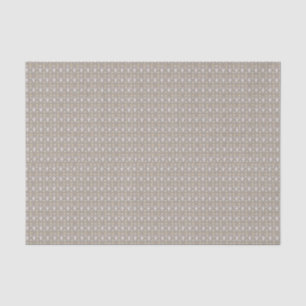 Creamy Latte Elegant Ditsy Floral Seidenpapier