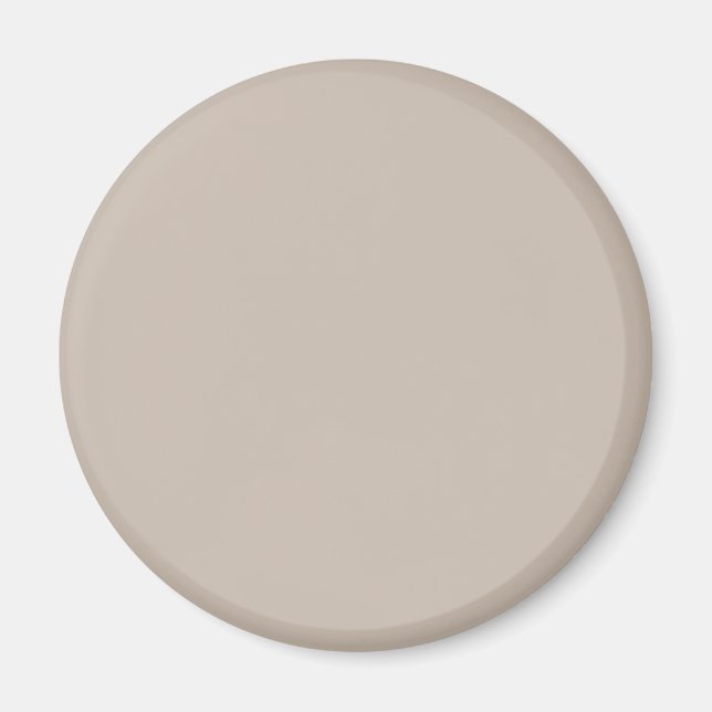 Creamy Mushroom Solid Color Magnet (Vorne)
