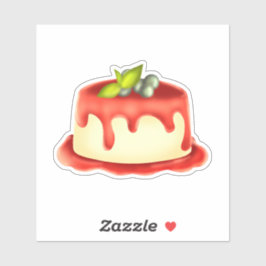 Creamy Panna Cotta Aufkleber