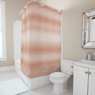 Creamy Peach Rose Blush Ombre       Duschvorhang