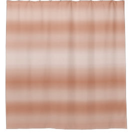 Creamy Peach Rose Blush Ombre Duschvorhang