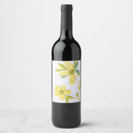 Creamy Petals von Lydias Art-Sangria Weinetikett
