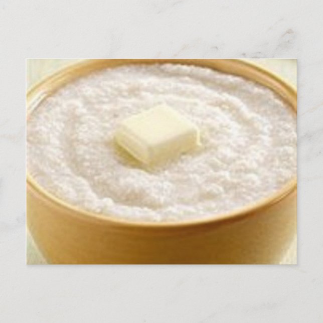 Creamy Southern Grits Recipe Postkarte (Vorderseite)