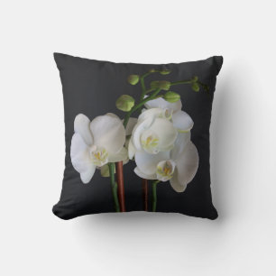 Creamy White Orchid Kissen