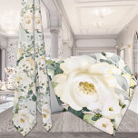 Creamy White Peony Wedding Sage Green Floral Krawatte<br><div class="desc">Neck Ties für Tuxedo Royale von Leonbience.</div>
