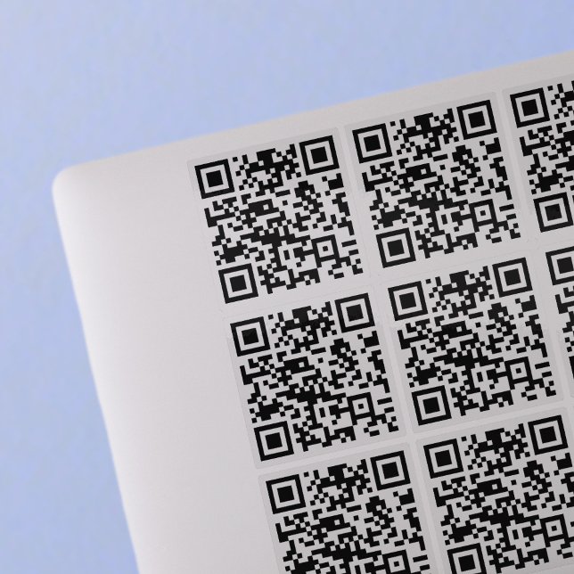 Create 9 Scannable QR Codes | Transparent Aufkleber (Von Creator hochgeladen)