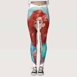 create a little mermaid legging leggings