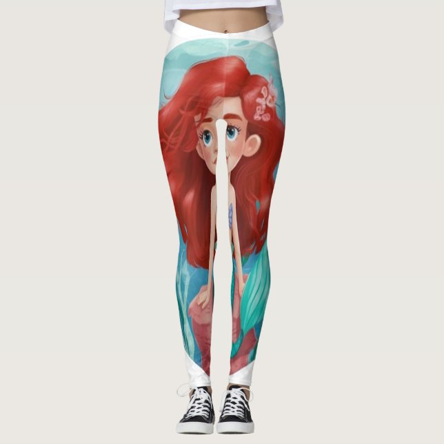 create a little mermaid legging leggings (Vorderseite)