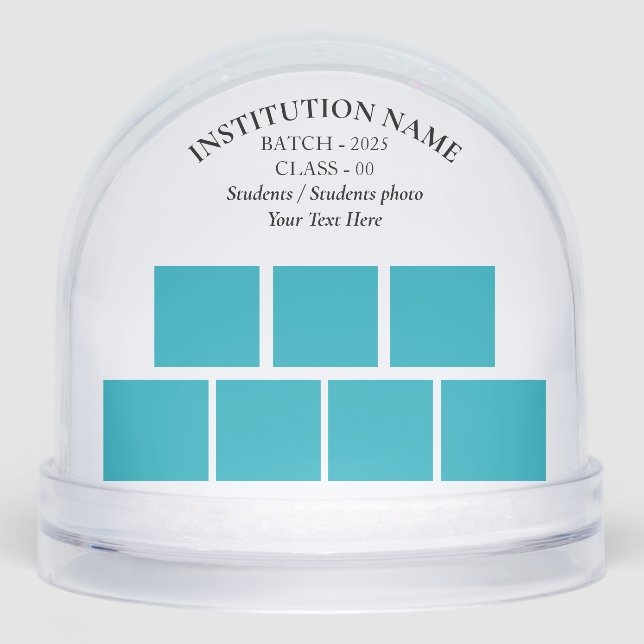 Create a snow globe of your batch schneekugeln (Vorderseite)