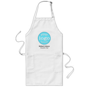 Create Business Company Logo Chef Cook Baker Staff Lange Schürze