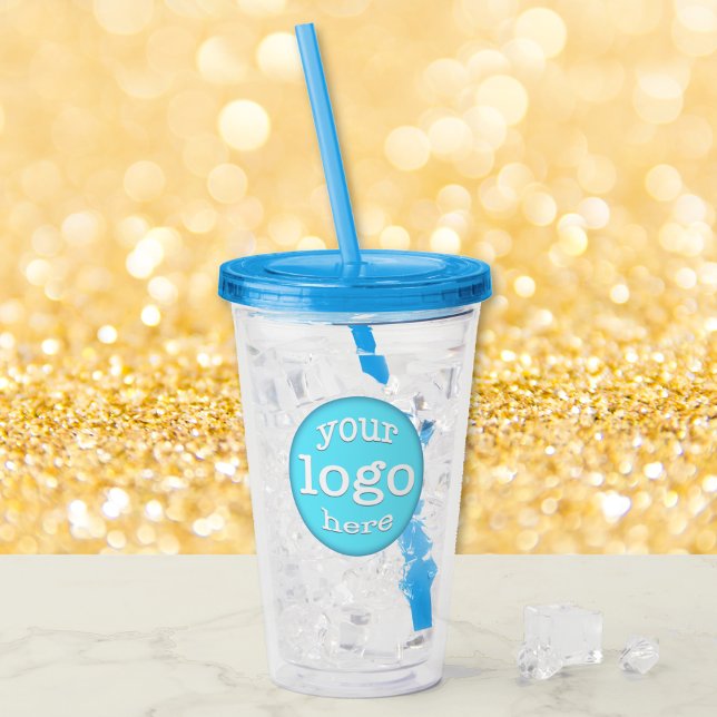 Create Custom Business Company Event Logo Promo Acryltrinkbecher (Create Custom Business Company Event Logo Promo Acrylic Tumbler)