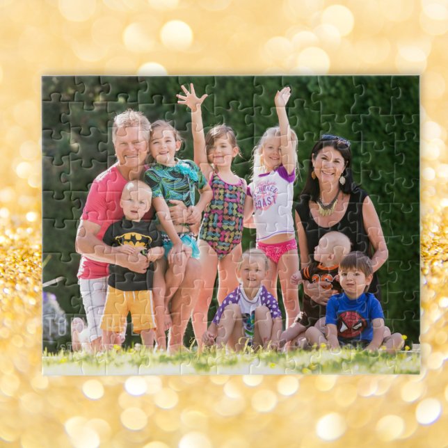 Create Custom Personalized Family Kids Pets Foto (Create Custom Personalized Family Kids Pets Photo Jigsaw Puzzle)