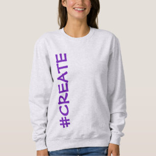 #CREATE (Rotated) Sweatshirt féminine