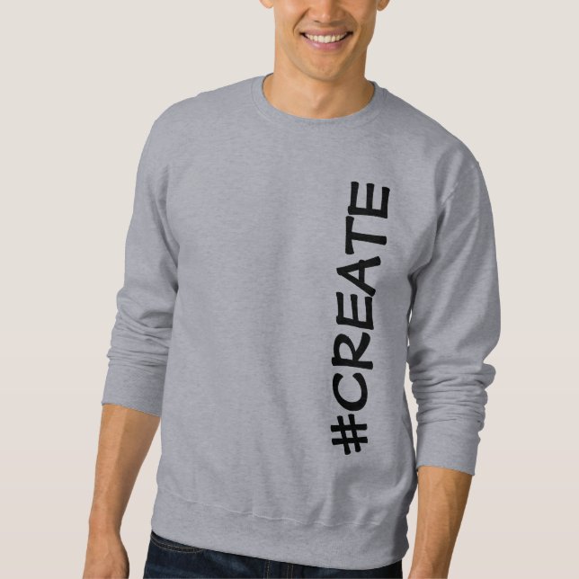 #CREATE (Rotated) Sweatshirt masculin (Devant)