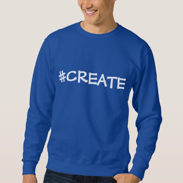 #CREATE Sweatshirt masculin (Devant)