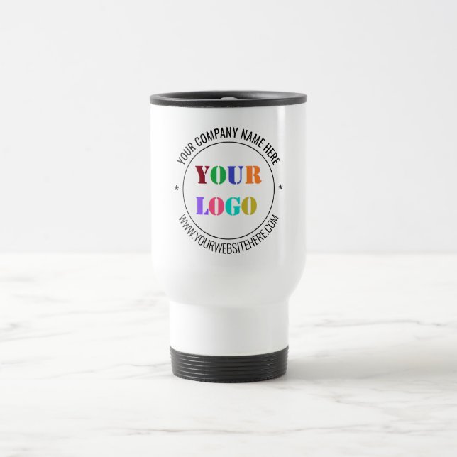 Create Your Branded Business Travel Mug Template (Centre)