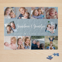 Create Your Own 10 Photo Grandparents Modern 